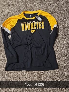 Colosseum Black and Gold Raglan Team Tee